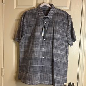NWT Perry Ellis Men’s short sleeve dress shirt XL